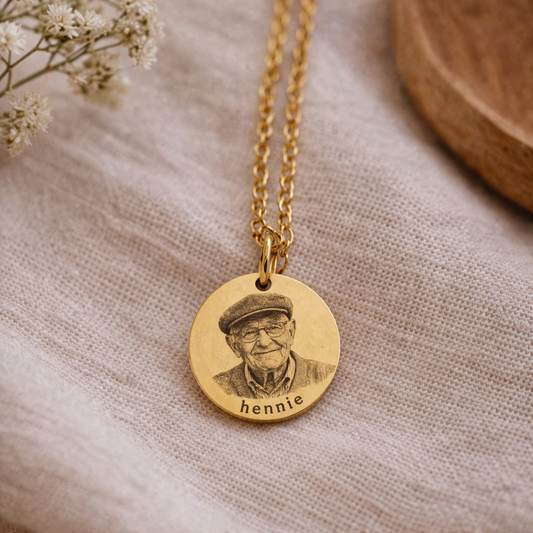 Gepersonaliseerde portretketting